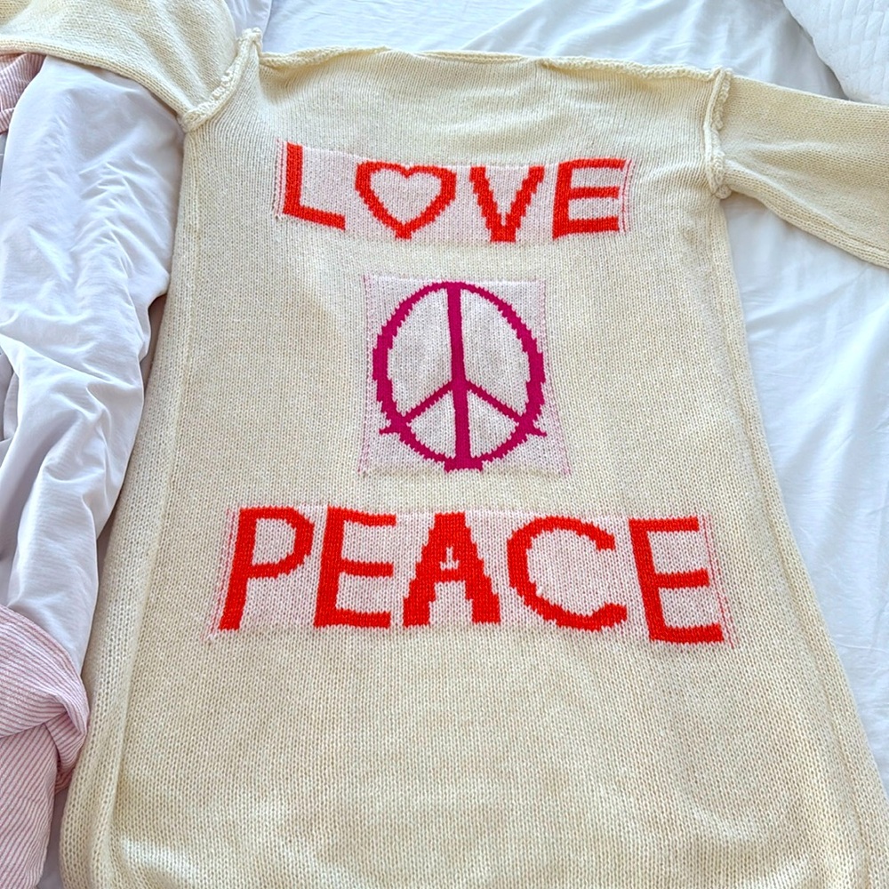 Love & Peace cardigan
